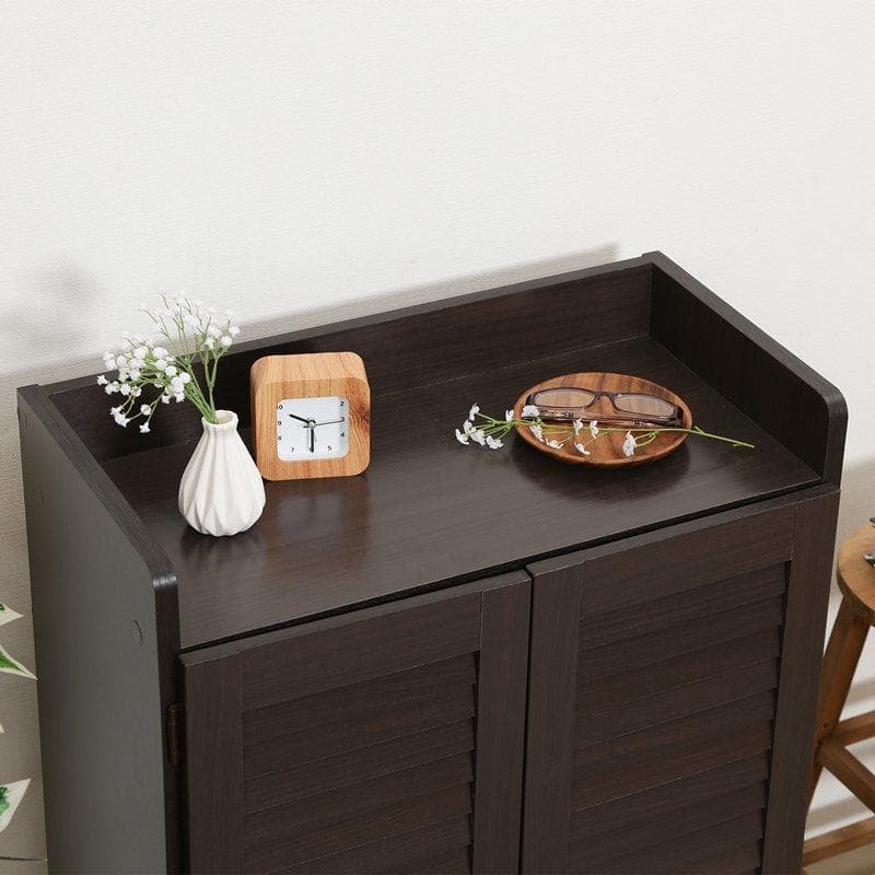 オープントップルーバーシューズボックス ブラウン [5088]