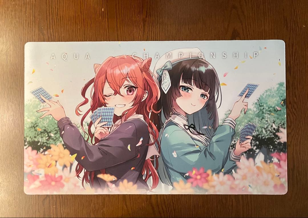 【デュエルマスターズ】アクア　チャンピオンシップ上位入賞者プレイマット【中古】