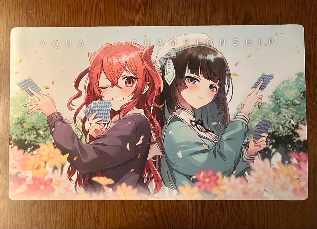 【デュエルマスターズ】アクア　チャンピオンシップ上位入賞者プレイマット【中古】