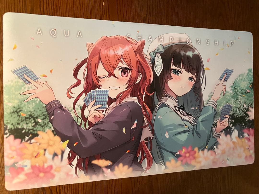 【デュエルマスターズ】アクア　チャンピオンシップ上位入賞者プレイマット【中古】
