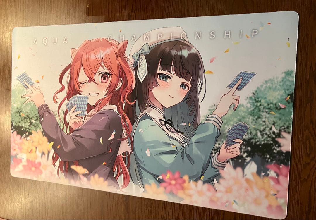 【デュエルマスターズ】アクア　チャンピオンシップ上位入賞者プレイマット【中古】