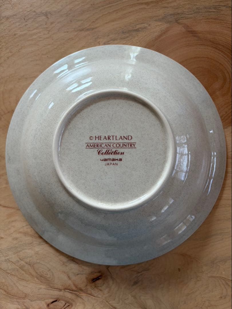 yamaka ハートランド アメリカンカントリー 深皿プレート 4枚セット