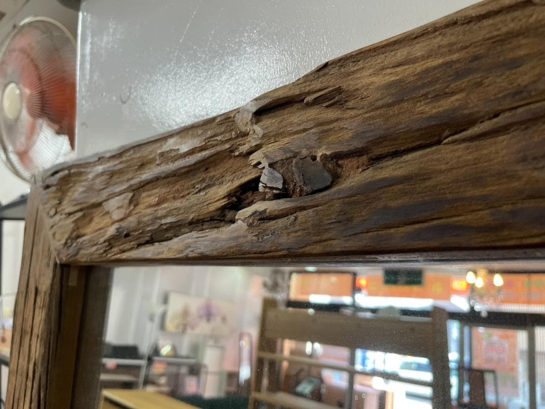 ジャーナルスタンダードファニチャー　大型ミラー　BREDA　MIRROR　天然木