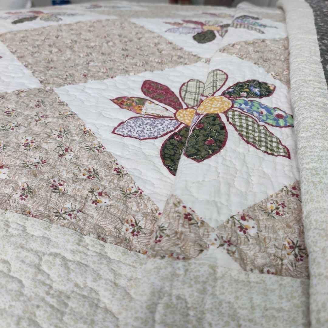 キルトベッドカバー3点セット綿マルチカバー キルティング 1126