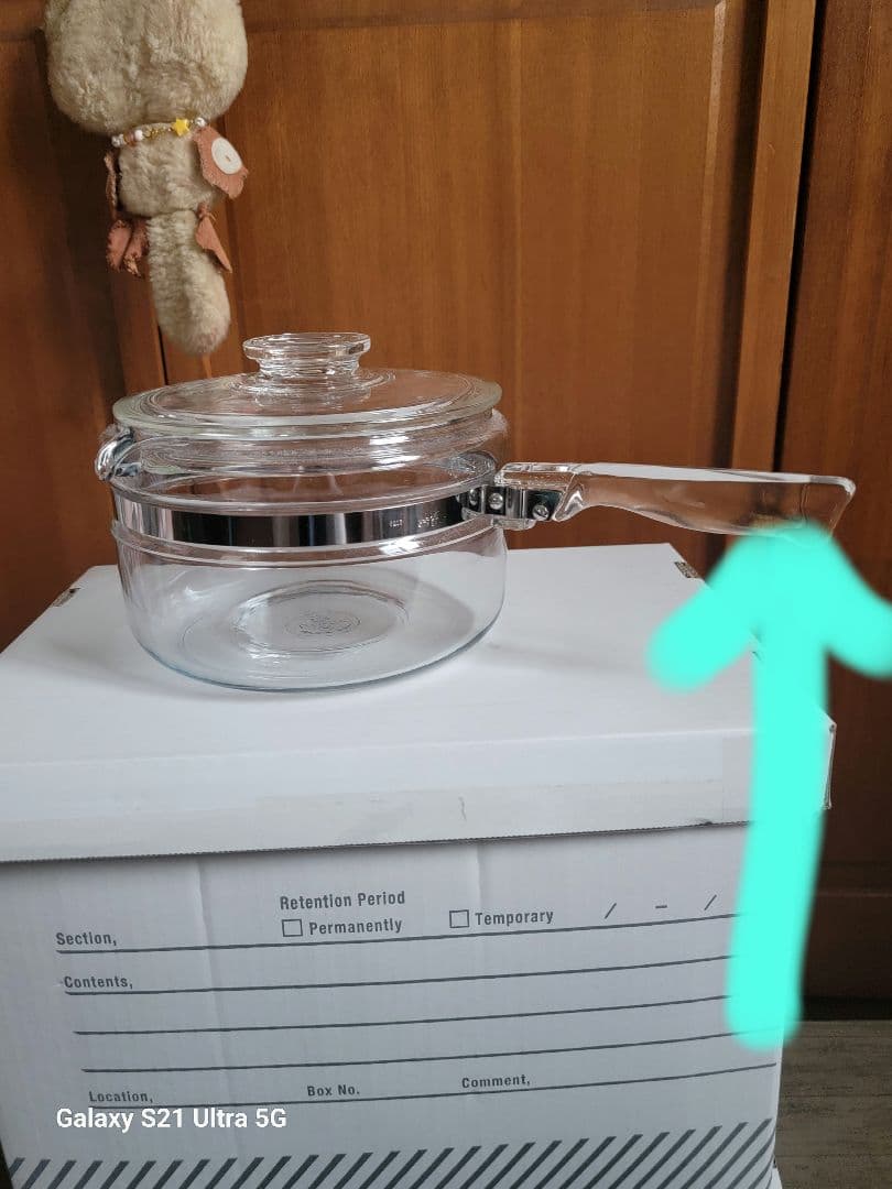 OLD PYREX ソースパン