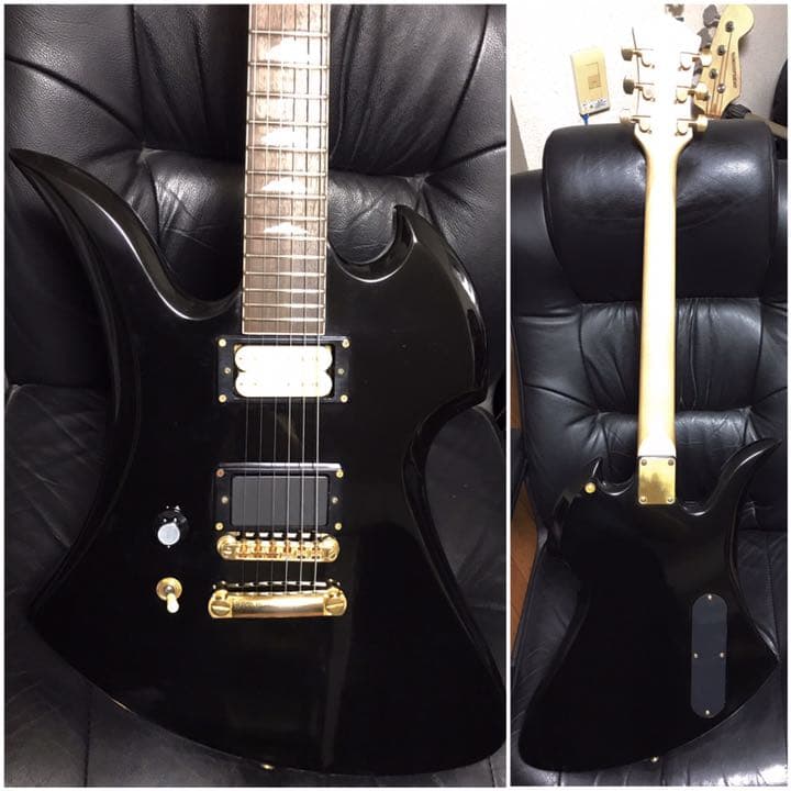 モッキンバード送料込ギター希少左レフティ美品Xエックスhideヒデ雲