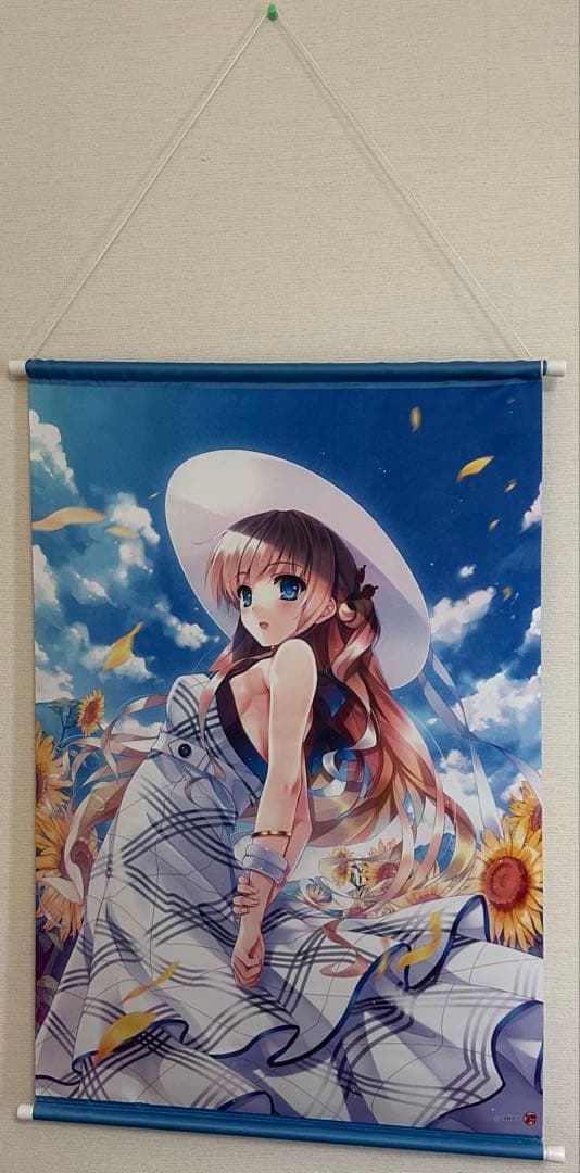 軸中心派 深崎暮人イラスト 向日葵 B2タペストリー