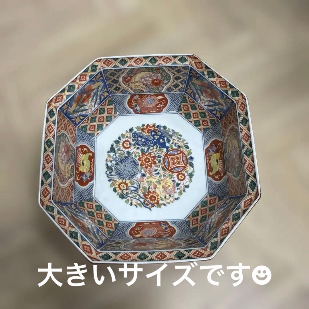 龍峰窯 錦古伊万里 八角鉢 大鉢 - メルカリ