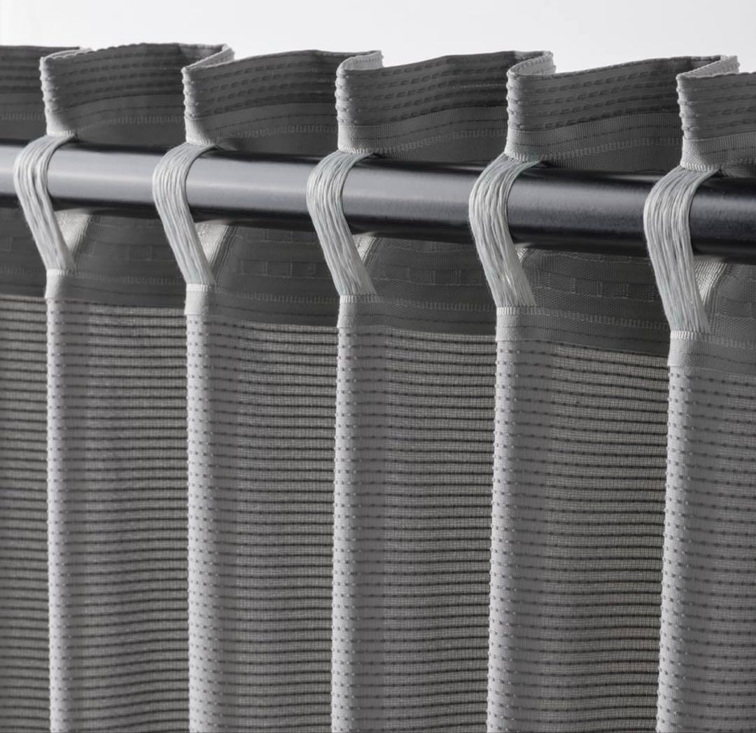 IKEA吸音カーテン廃盤品 GUNNLAUGU グンラウグ グレー - メルカリ