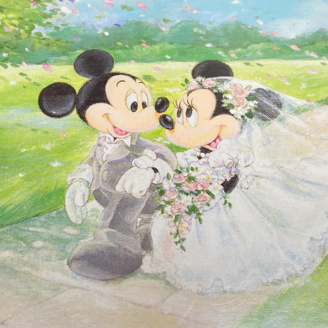 【新品未開封】ミッキー ミニー ジグソーパズル 1000P そよ風のウエディング