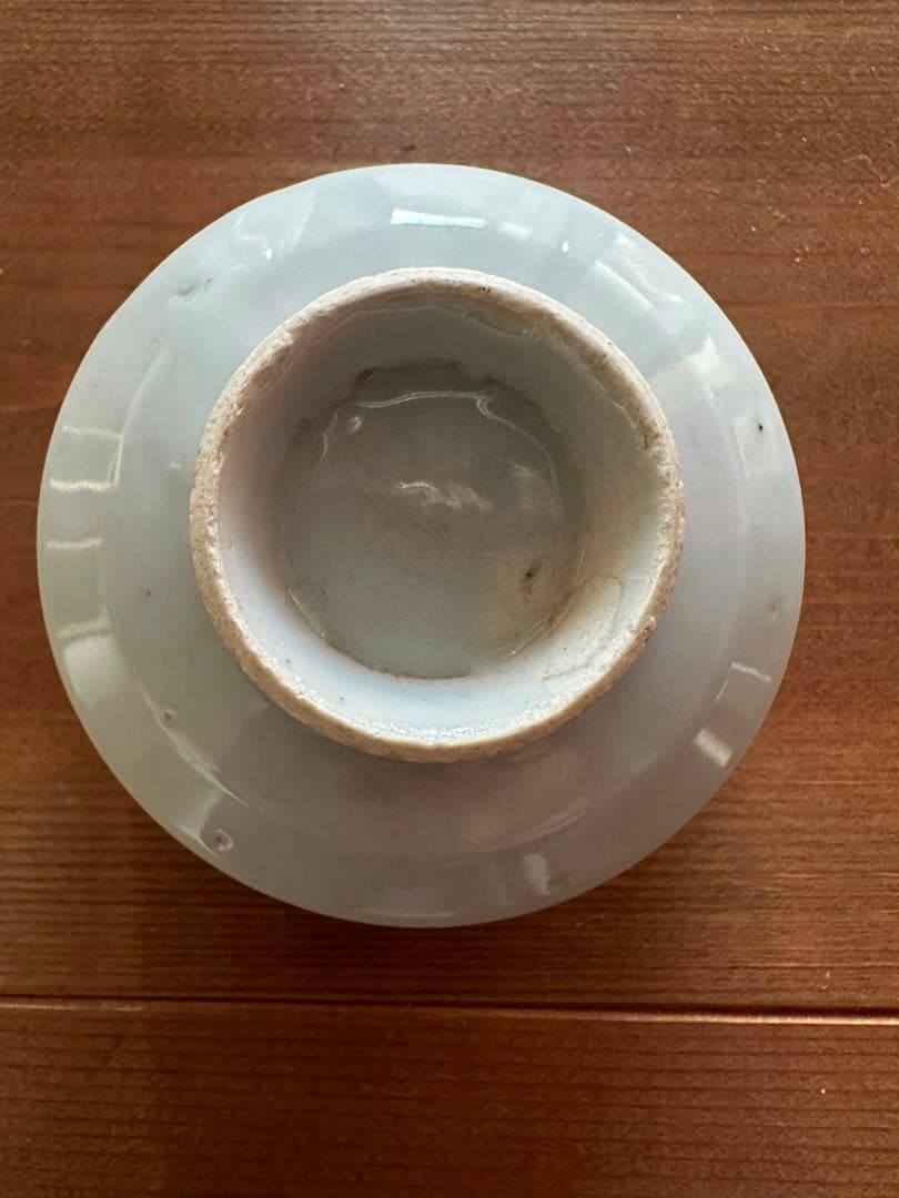 江戸後期　薩摩　平佐焼　竹型ぐい呑