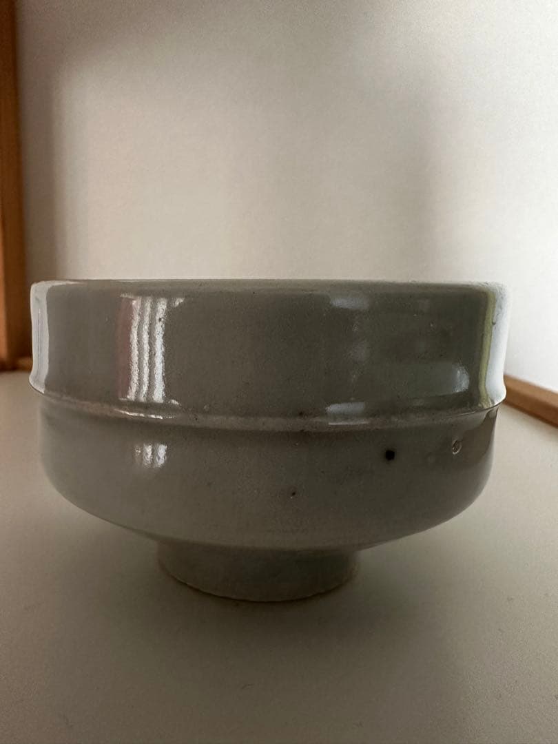 江戸後期　薩摩　平佐焼　竹型ぐい呑