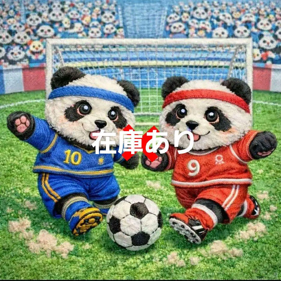 可愛いパンダパネル生地　ハンドメイド