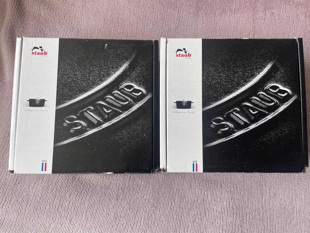 STAUB 雪の結晶模様 両手鍋 ワナベ16cm