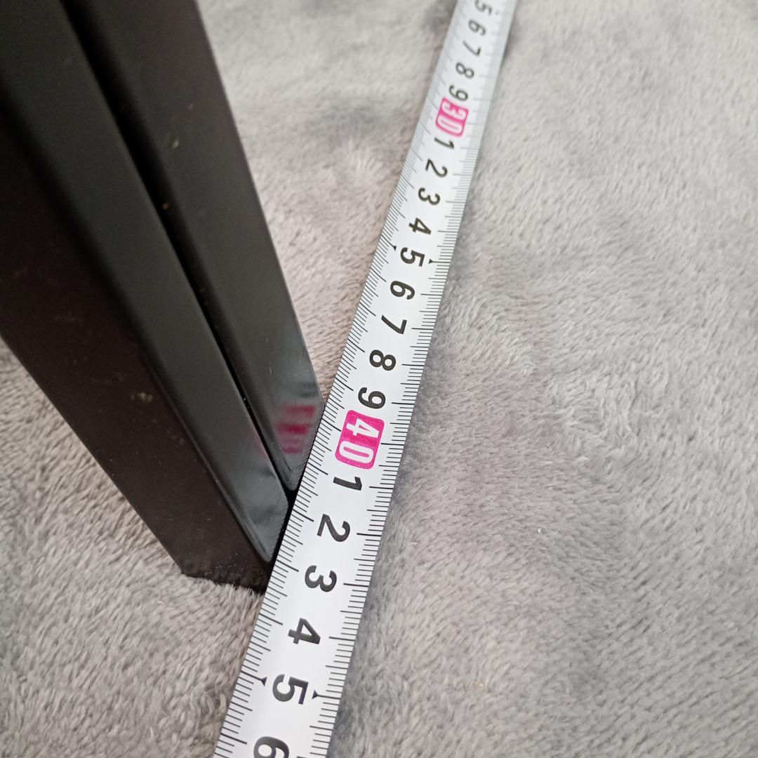 昭和レトロ ガラス アイアンフレーム ローテーブル 網棚付き ブラック 黒