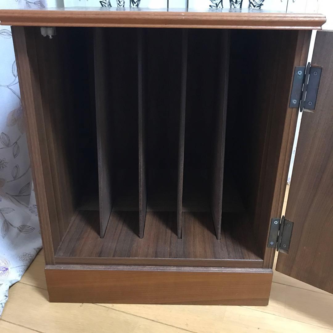 レコード収納　木製　ビンテージ　時代物
