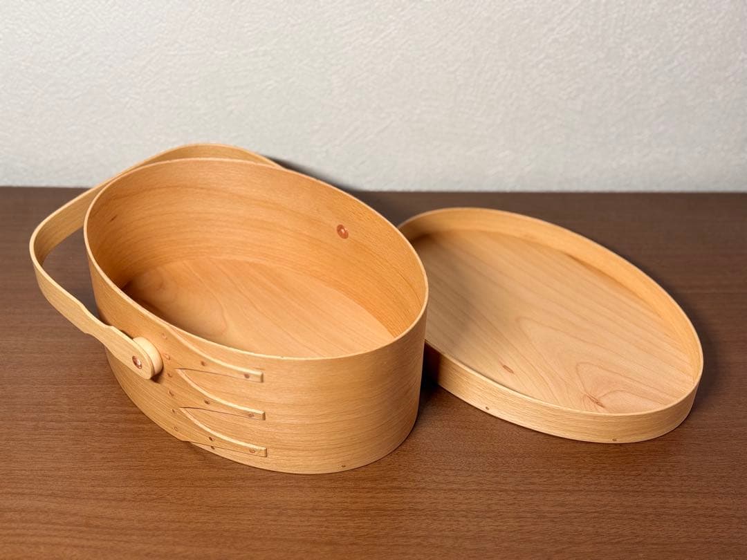 【受注製作】スイングハンドルキャリーボックス ブラックチェリー No.5