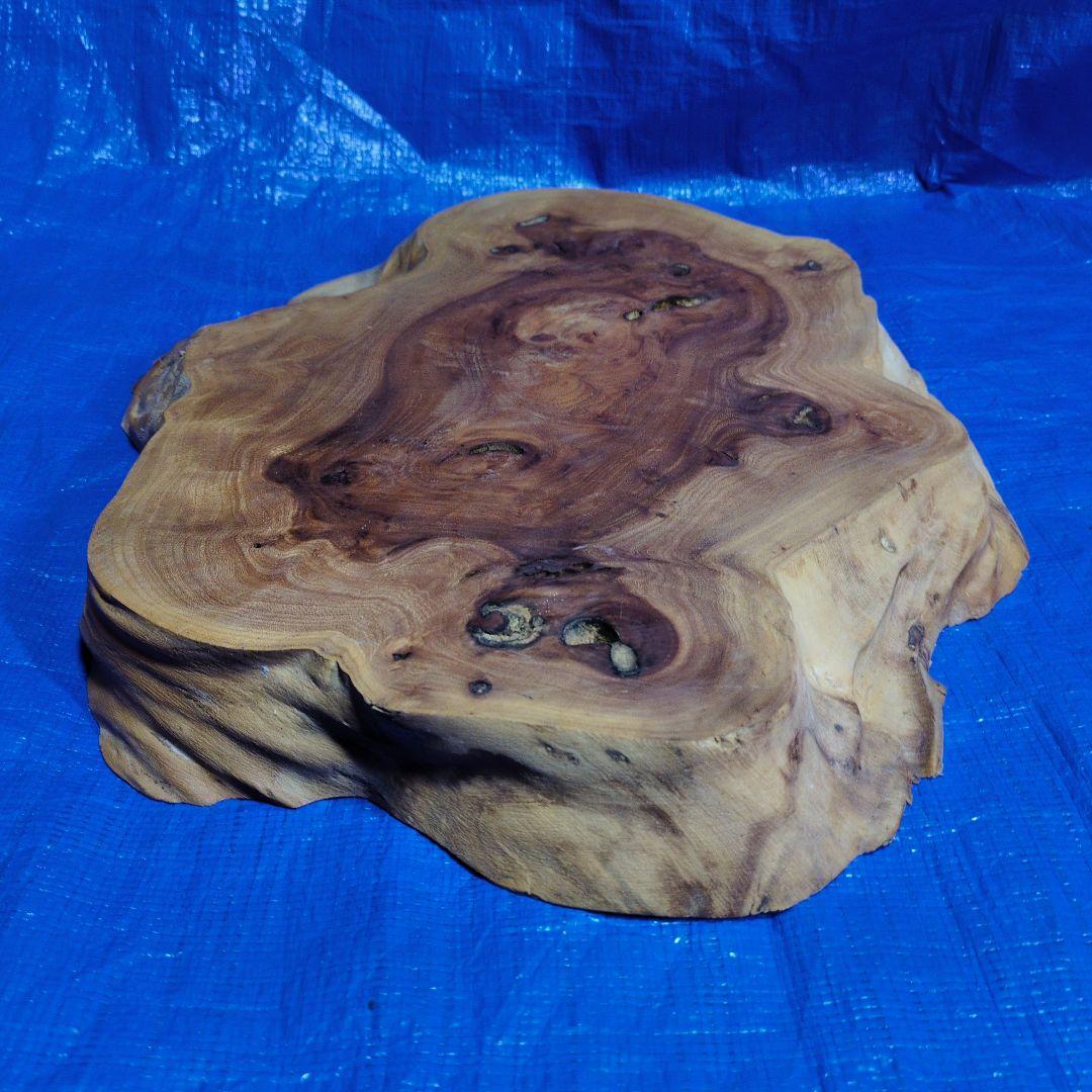 木製　置台　切り株　花台