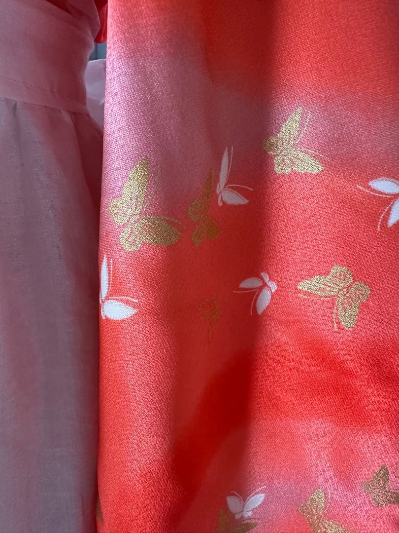 3歳被布　エプロン付　お着物セット