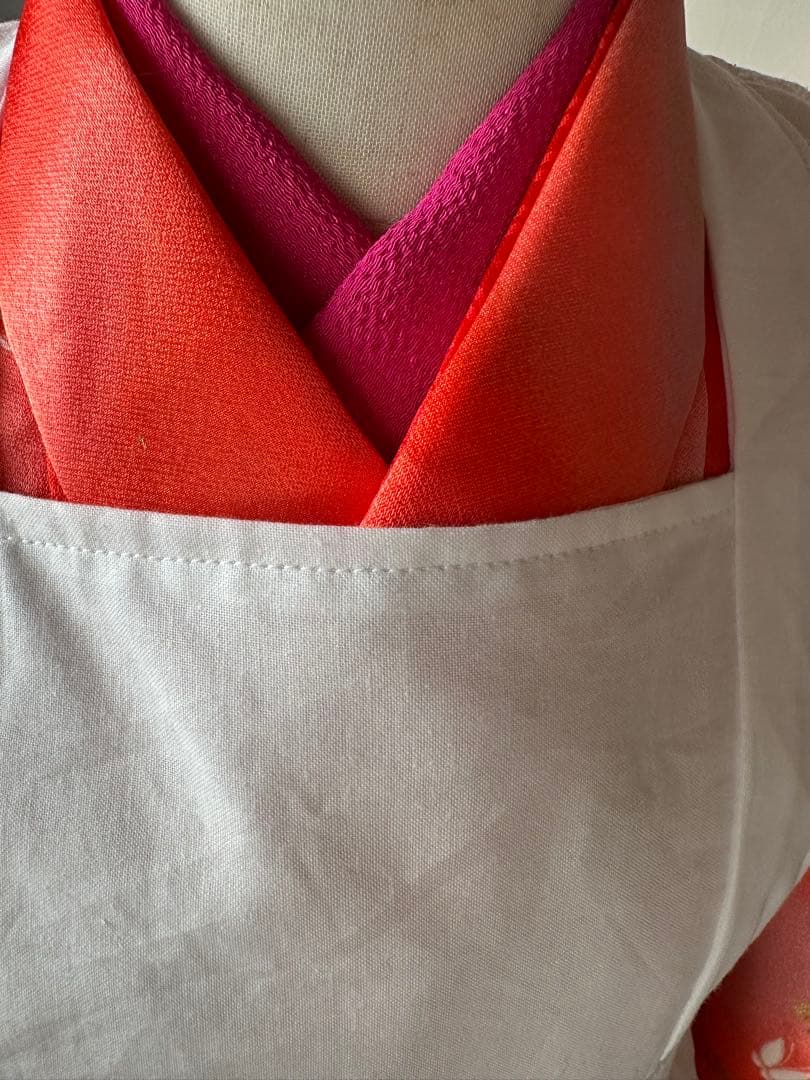 3歳被布　エプロン付　お着物セット