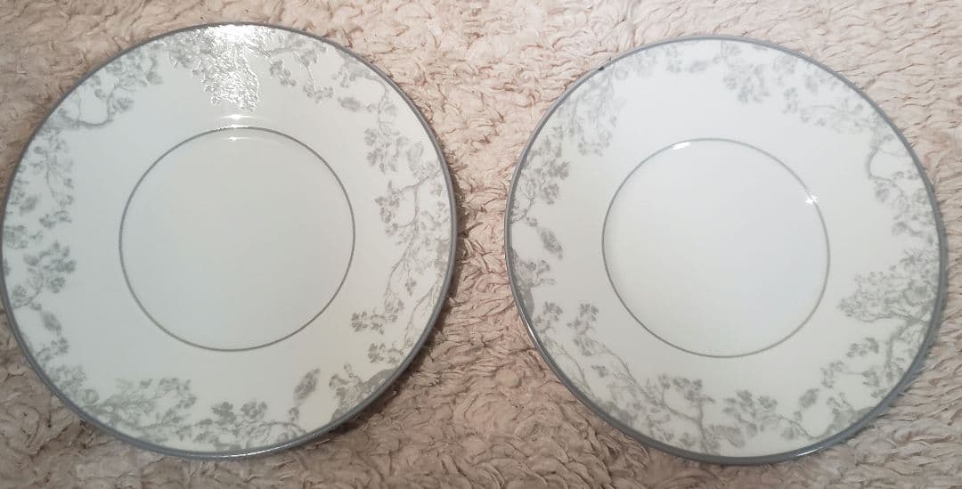 【未使用】ディオール トワルドゥジュイカップソーサー2客 27cmプレートセット