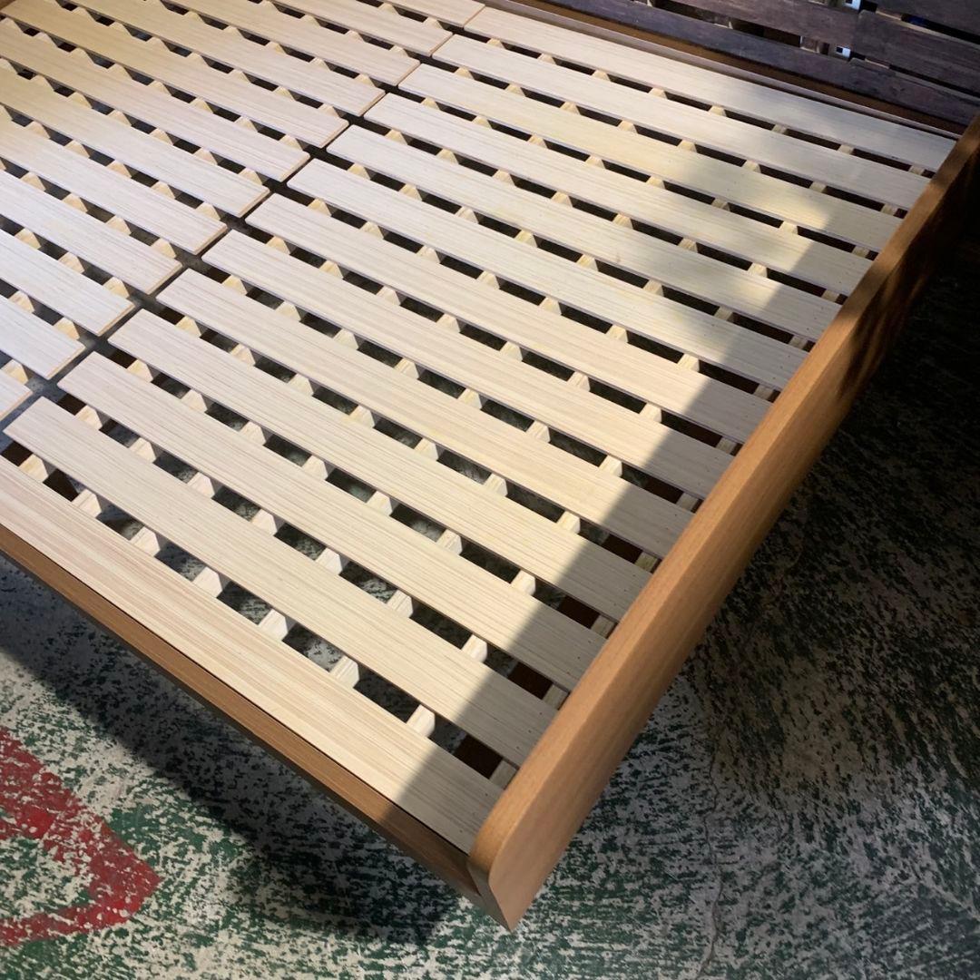 J389 unico RUKEA ダブルサイズ ベッド フレーム