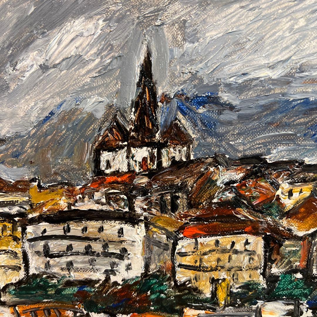 油彩画　作者不詳　児玉幸雄？