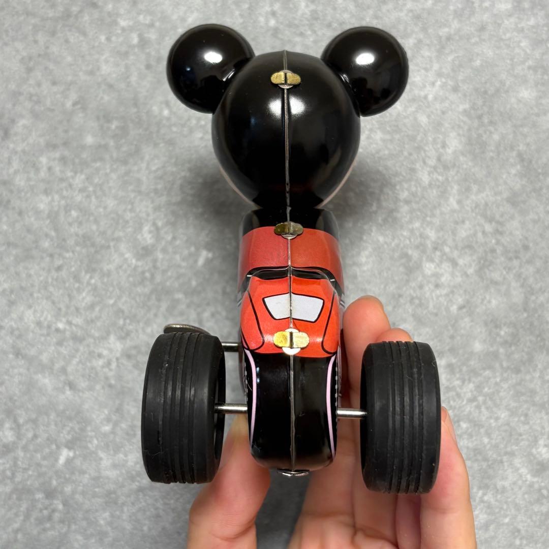 ディズニー ミッキーマウス ブリキ玩具 おもちゃ バイク 昭和レトロ