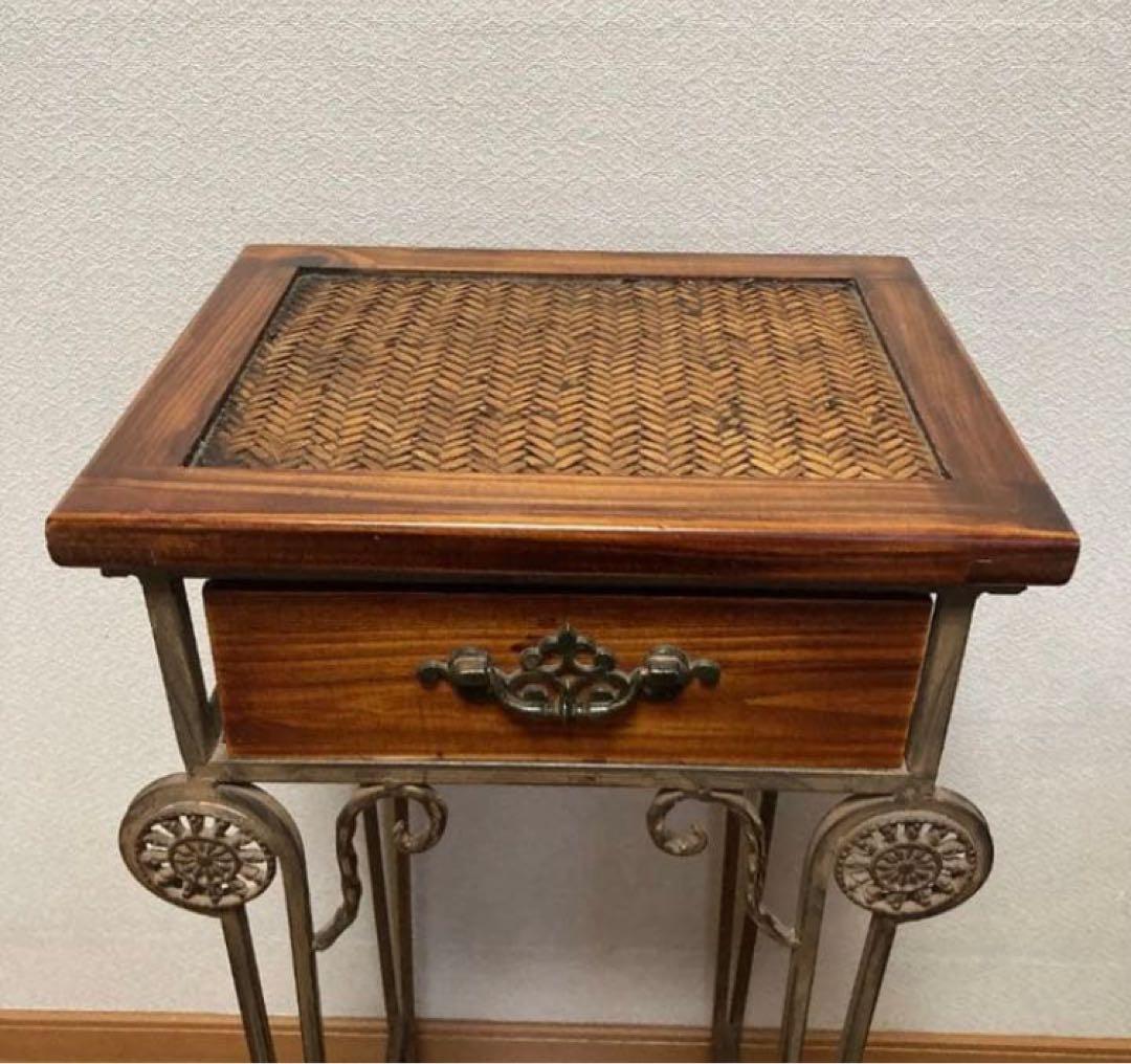 アンティーク　アイアン　ヴィンテージ　飾り棚　花台