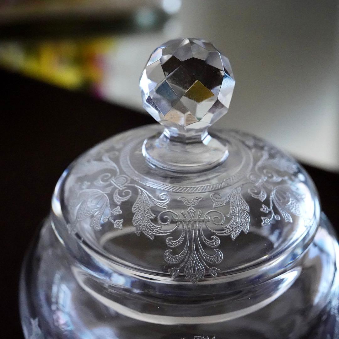 希少サイズ★オールドバカラBACCARAT★オステンド 小物入れ★ボンボニエール