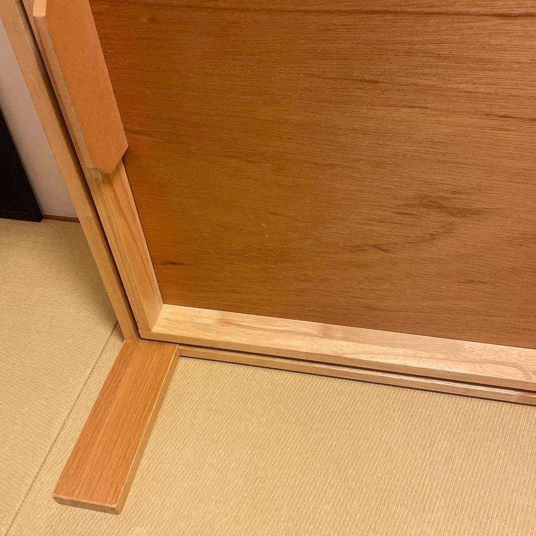 【ディノス産】最大165センチ⭐︎90センチ　ナチュラルウッド 伸縮式テーブル