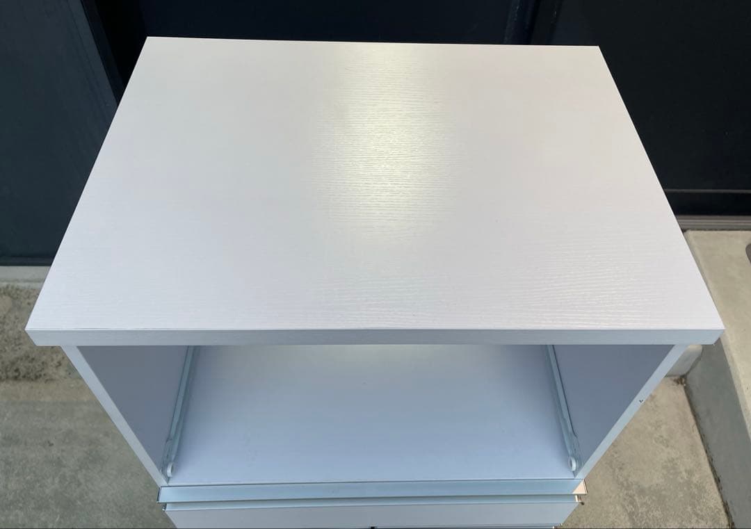 DORIS キッチンラック レンジ台 幅60 キャスター・コンセント付 組立式