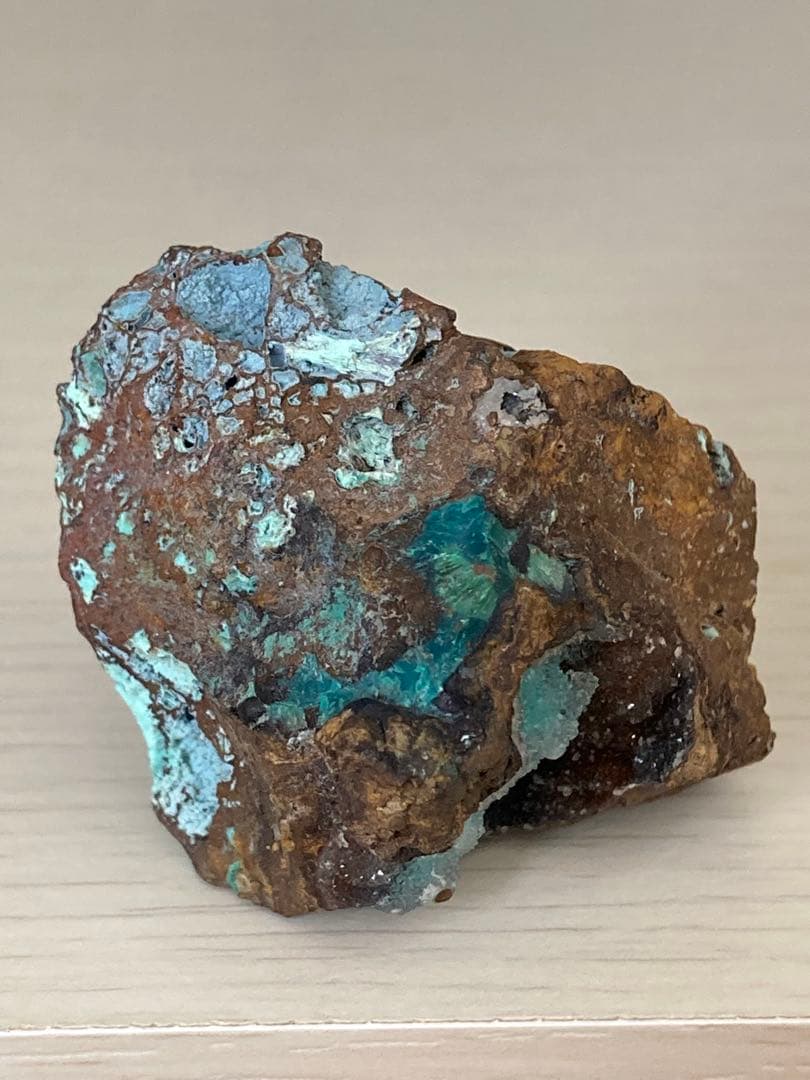 ジェムシリカ　母岩付き　クリソコラ　ドゥルージー　シリシファイド　原石　鉱物