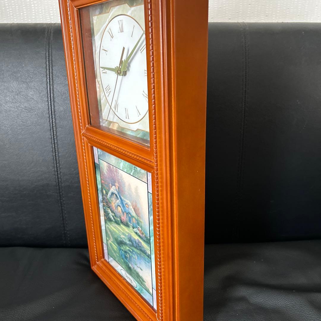 ★トーマス・キンケード/4シーズン 壁掛け時計　春夏秋冬の４枚のパネル付き★