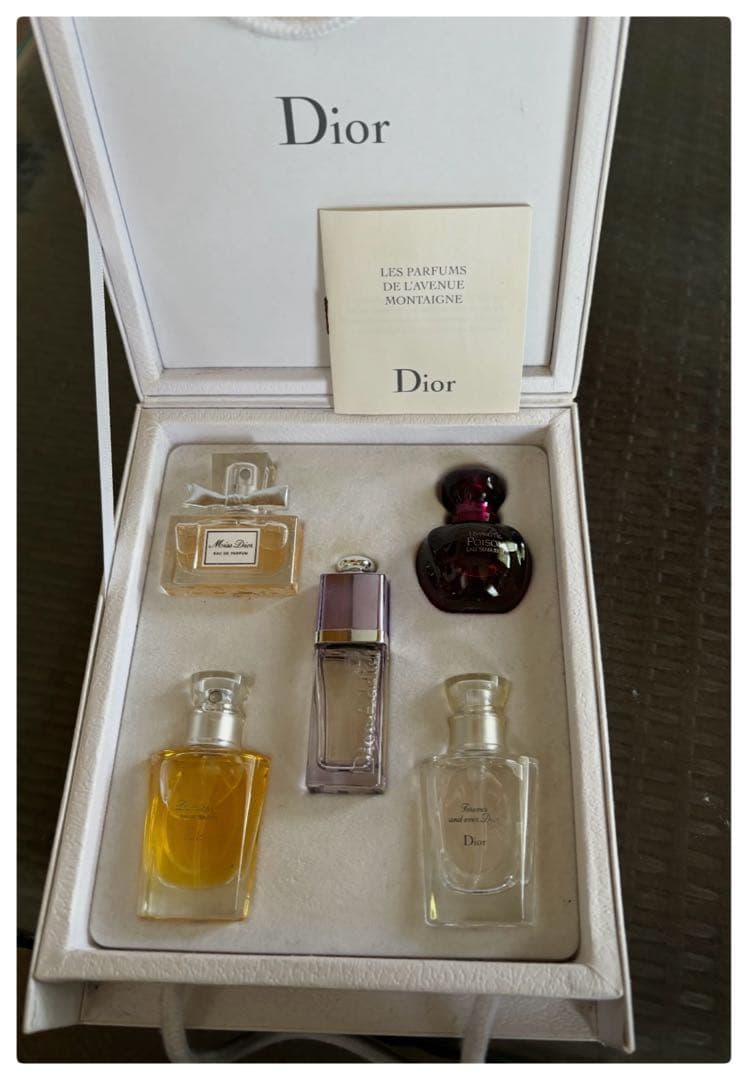 Dior ディオール ミニ香水 5点セット免税店限定品 - メルカリ