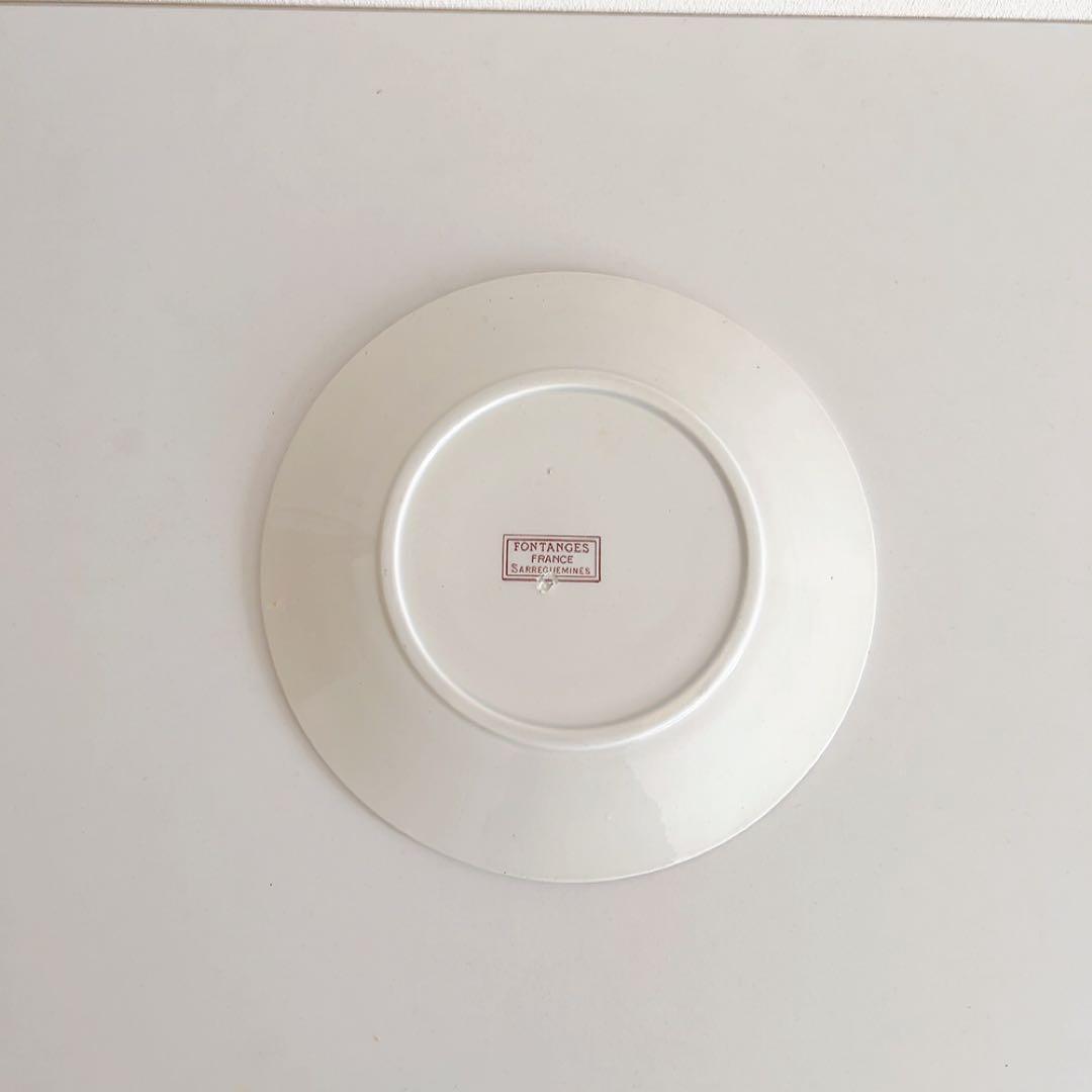 フランス アンティーク サルグミンヌ Fontanges プレート - メルカリ