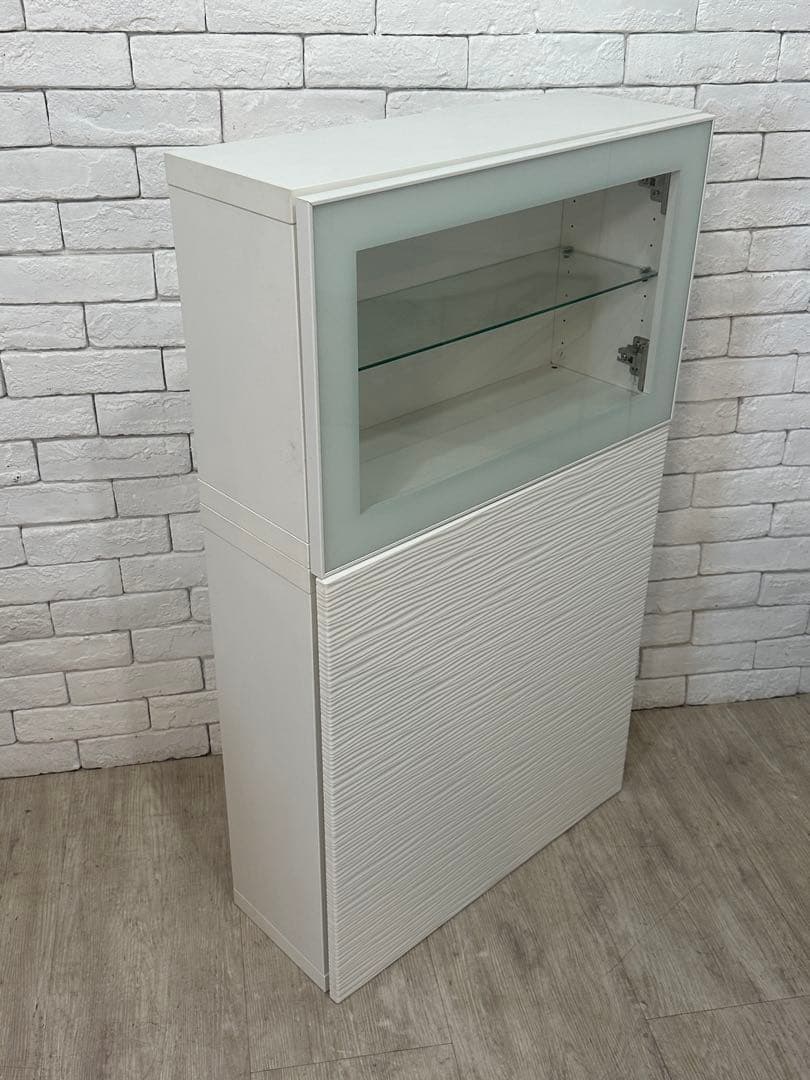 B 【東京都内23区配送無料】ガラス　ショーケース　フィギア　陳列　棚　収納