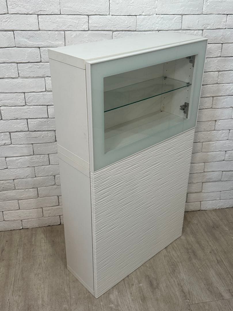 B 【東京都内23区配送無料】ガラス　ショーケース　フィギア　陳列　棚　収納