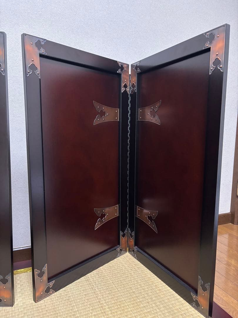 五月人形飾り台 木製 折りたたみ式