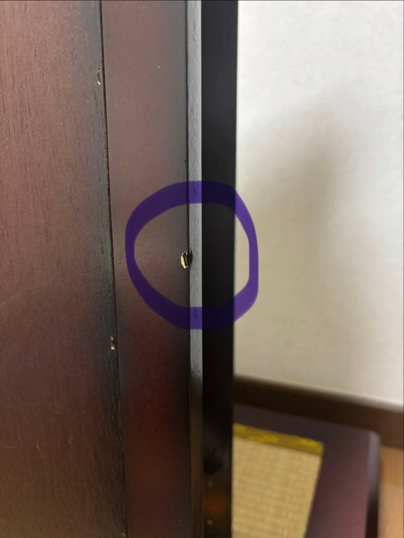 五月人形飾り台 木製 折りたたみ式