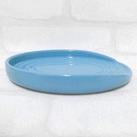 ル クルーゼ 海外限定 オーバル スプーン レスト ターコイズ - メルカリ