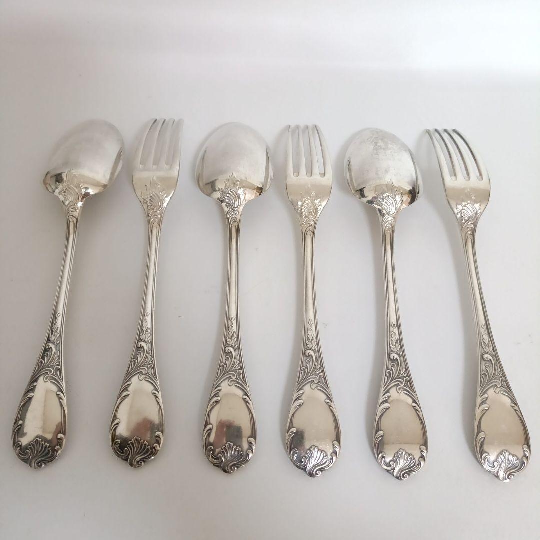 クリストフル CHRISTOFLE テーブルスプーン フォーク マルリー 6本