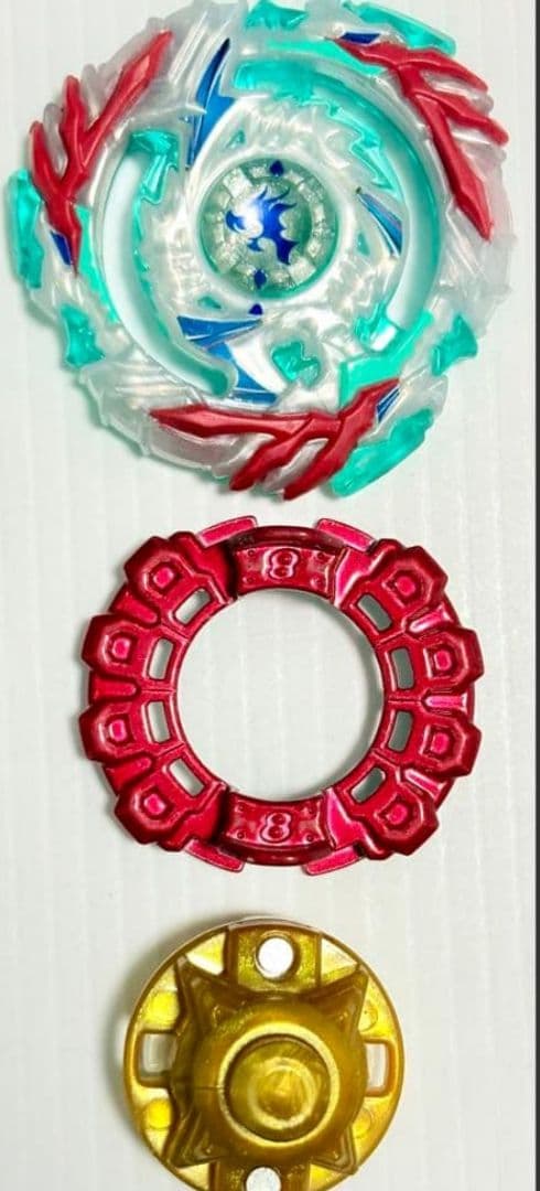 ベイブレードバースト ドレインファブニル.8.Ntクリムゾンホワイトver