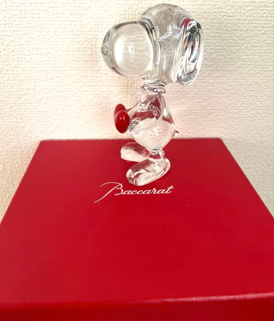 【 新品未使用・箱付き 】Baccarat バカラ スヌーピー ハート