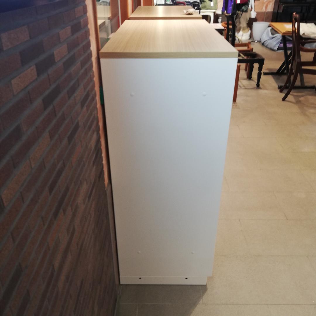 美品♠シンラインキャビネット HTM-109GSN-W9　上板付き　B