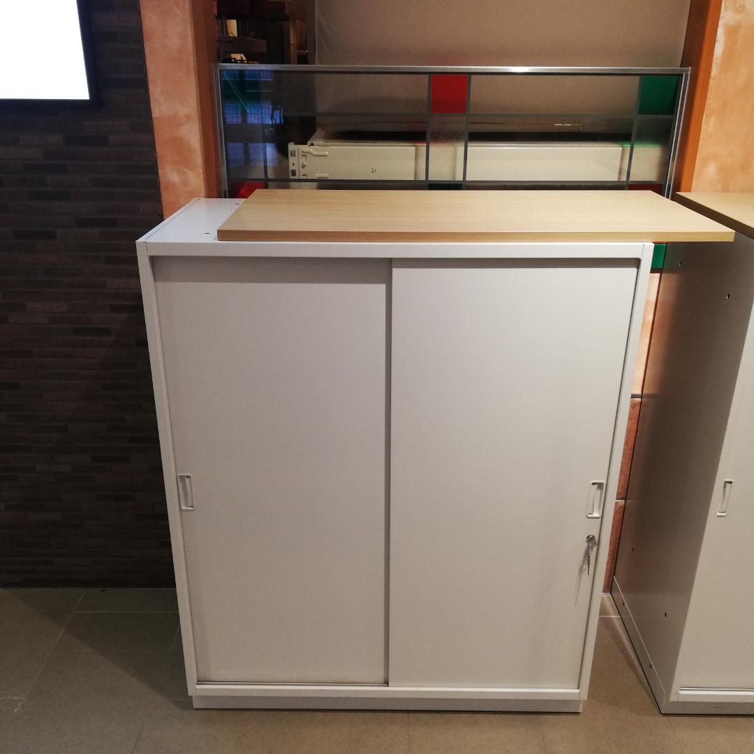 美品♠シンラインキャビネット HTM-109GSN-W9　上板付き　B