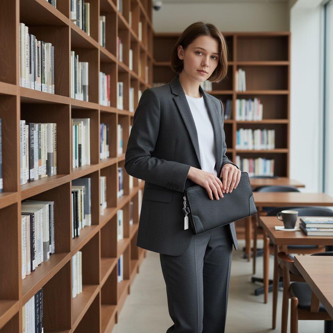極美品】ピエールカルダン セカンドバッグ ダブルファスナー シボ革 本