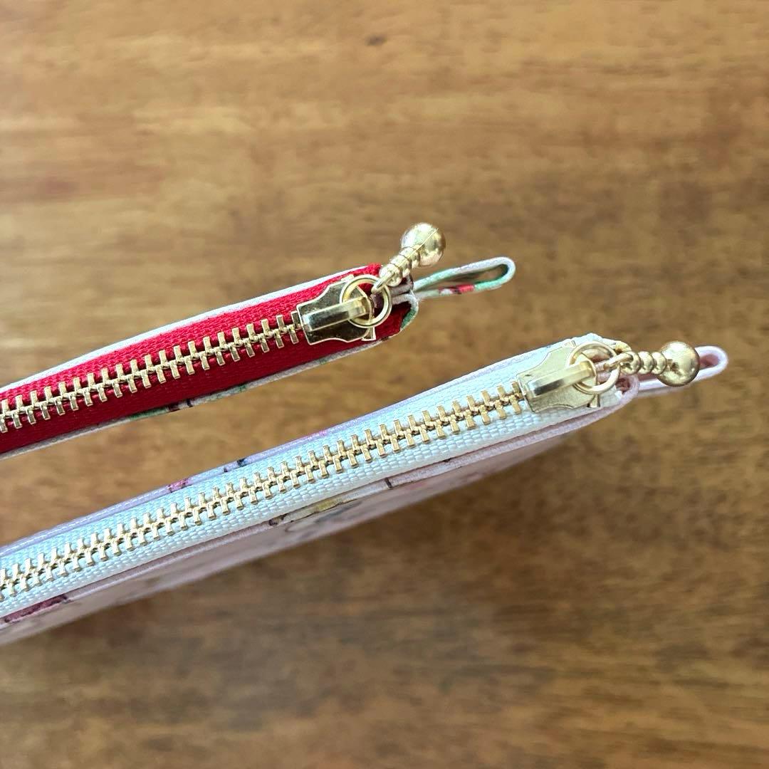 781) ハンドメイド ラミネートポーチセット ⭐︎ お馬さん