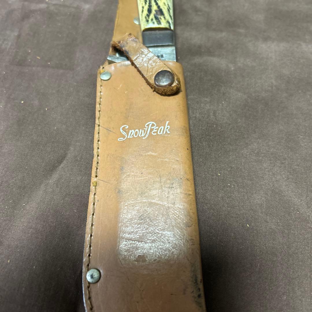 菊一文字　ビンテージナイフ　スノーピーク