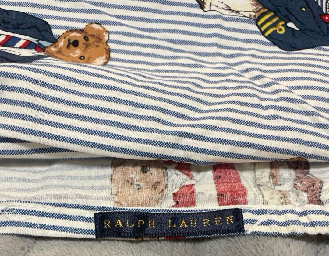 ラルフローレンポロベア シングルボックスシーツ&布団カバー＆枕カバー 3点セット